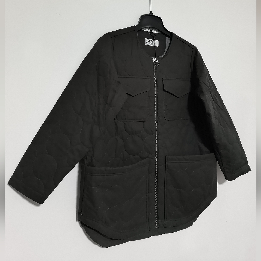 New Jetti Green Quilted Women's Jacket / Size L - Picture 13 of 13